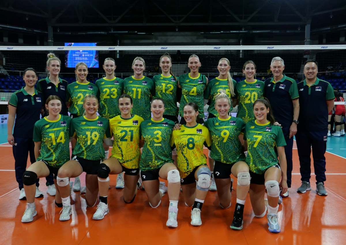 Tuyển bóng chuyền nữ Australia là đội có chiều cao trung bình tốt nhất (1,82m) tại AVC Challenge Cup 2024, trong khi tuyển bóng chuyền nữ Việt Nam có chiều cao trung bình 1,76m. Ảnh: AVC