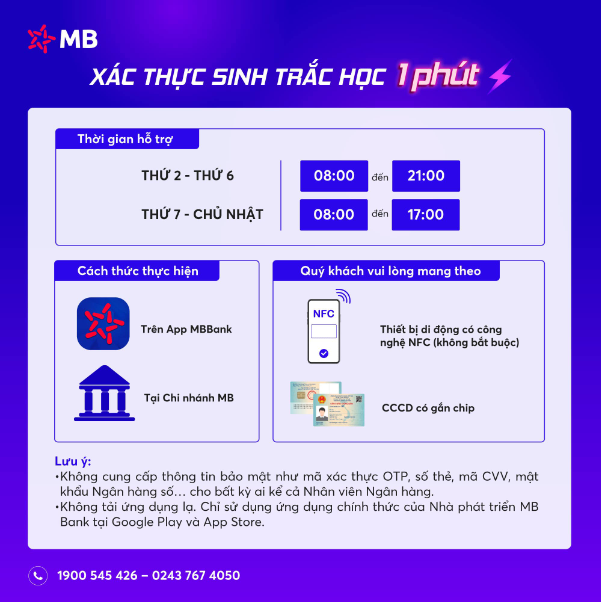 MB tặng 30k cho khách hàng mới xác thực sinh trắc học thành công- Ảnh 1.