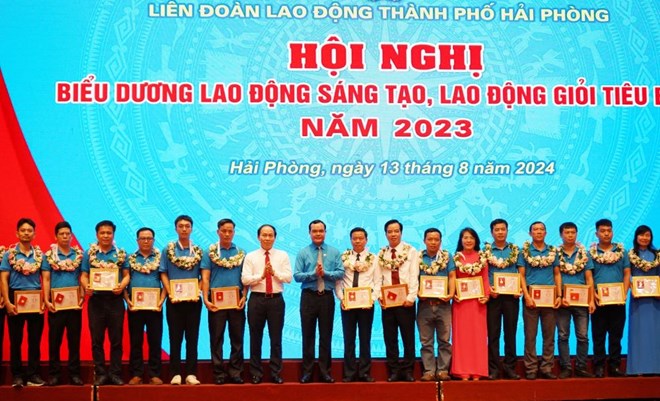 Hải Phòng biểu dương 286 lao động giỏi, sáng tạo năm 2023