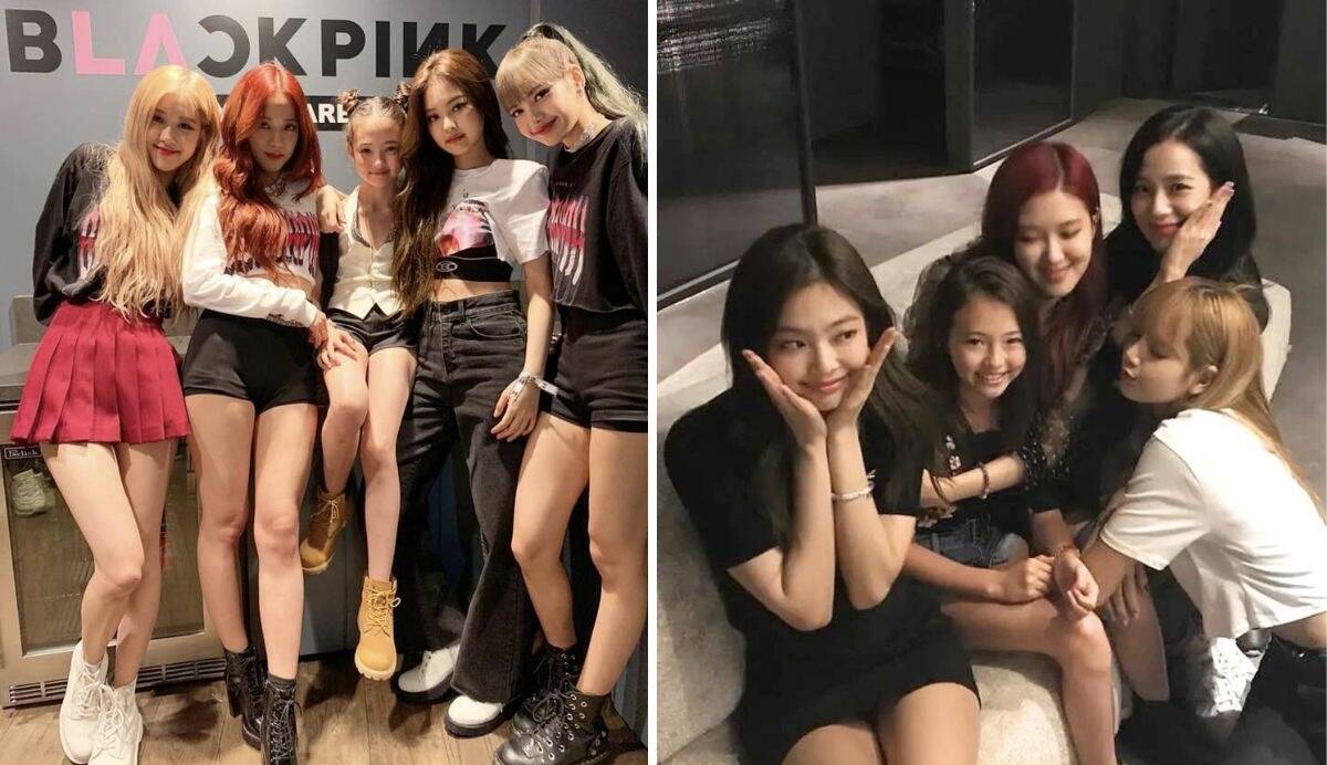 Ella rất thân thiết với các thành viên Blackpink. Ảnh: Instagram