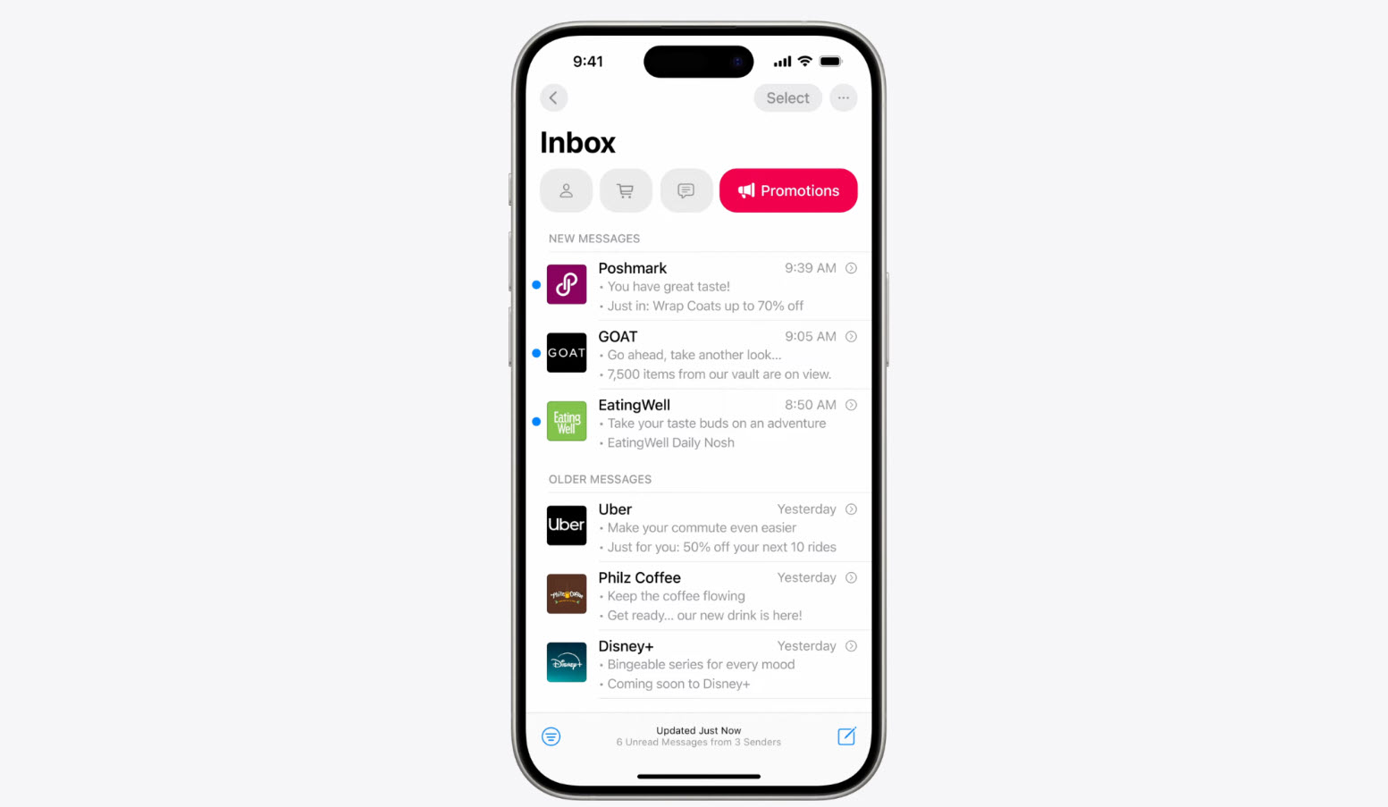 nhung nang cap lon cua apple cho ung dung mail trong ios 18 hinh 3