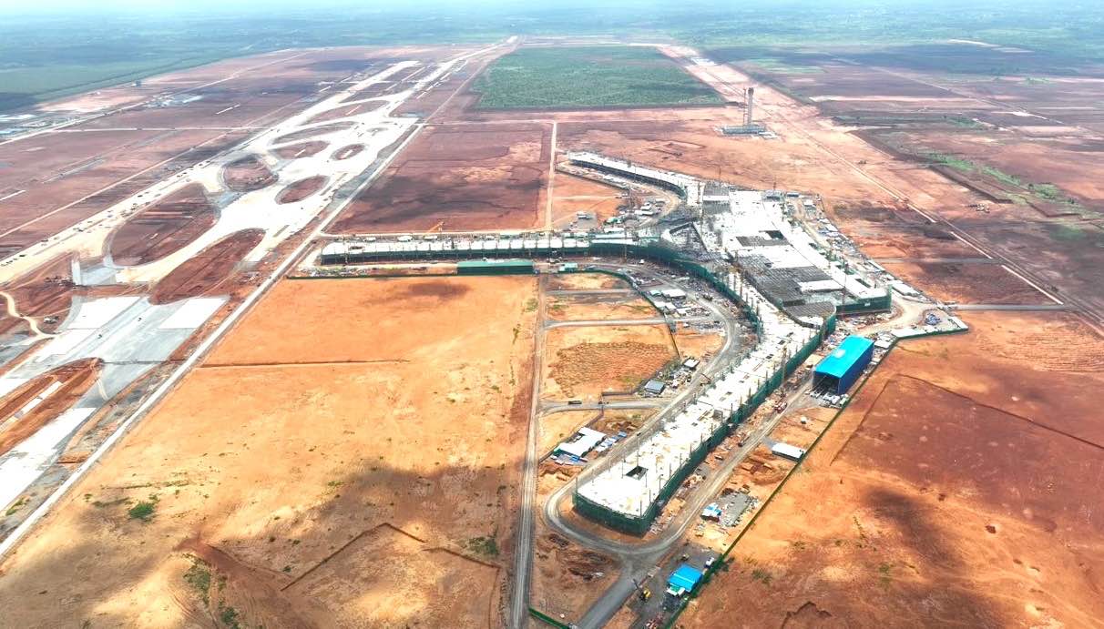 Sân bay Long Thành ở huyện Long Thành tỉnh Đồng Nai dự kiến khai thác năm 2026. Ảnh: HAC