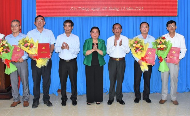 Sóc Trăng điều động, luân chuyển, bổ nhiệm nhiều cán bộ