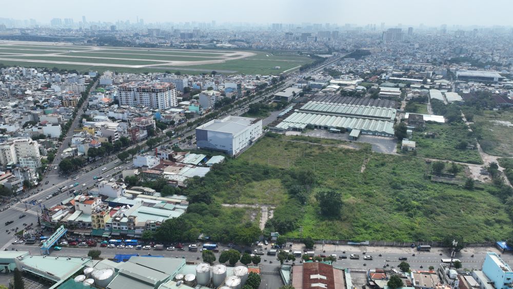 Vị trí Ô phố I/82A Tây Thạnh tại quận Tân Phú.  Ảnh: Anh Tú