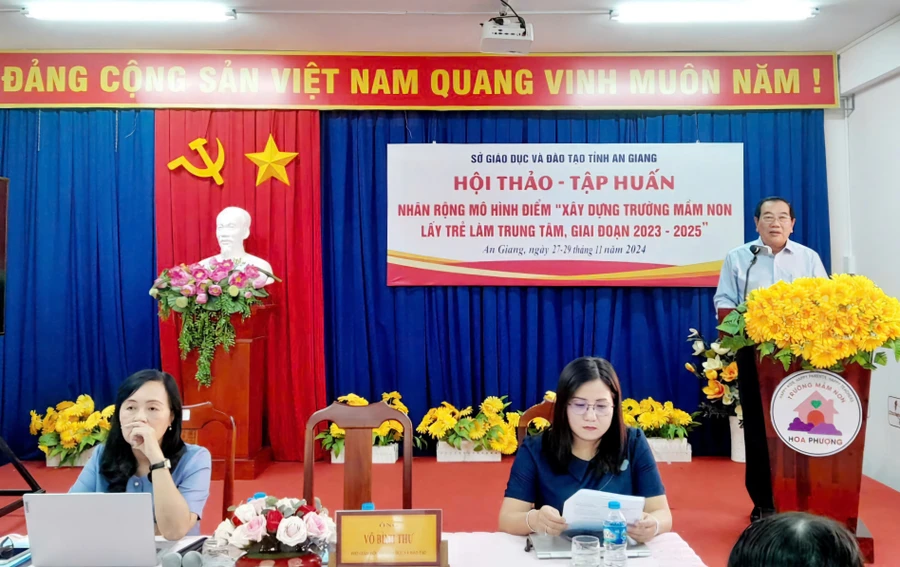 Sở GD&ĐT An Giang tập huấn nhân rộng mô hình điểm