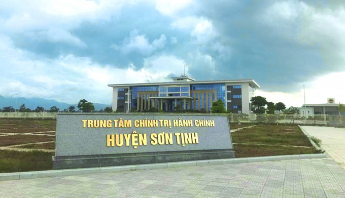 quang ngai diem mat loat du an dau tu do dang tren dia ban huyen son tinh hinh 1
