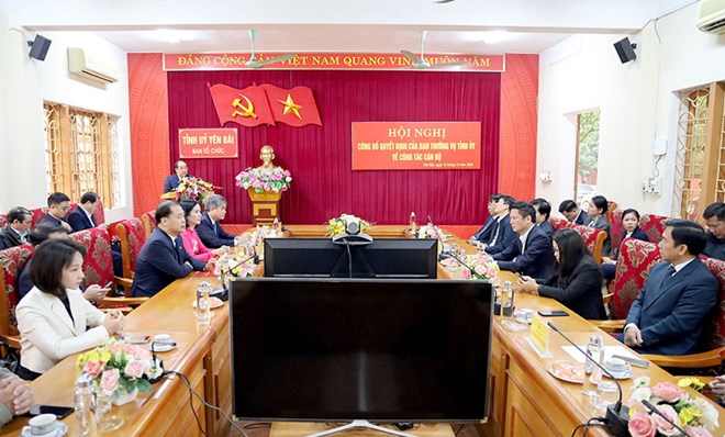 Bổ nhiệm 2 Phó Trưởng Ban Tổ chức Tỉnh ủy Yên Bái