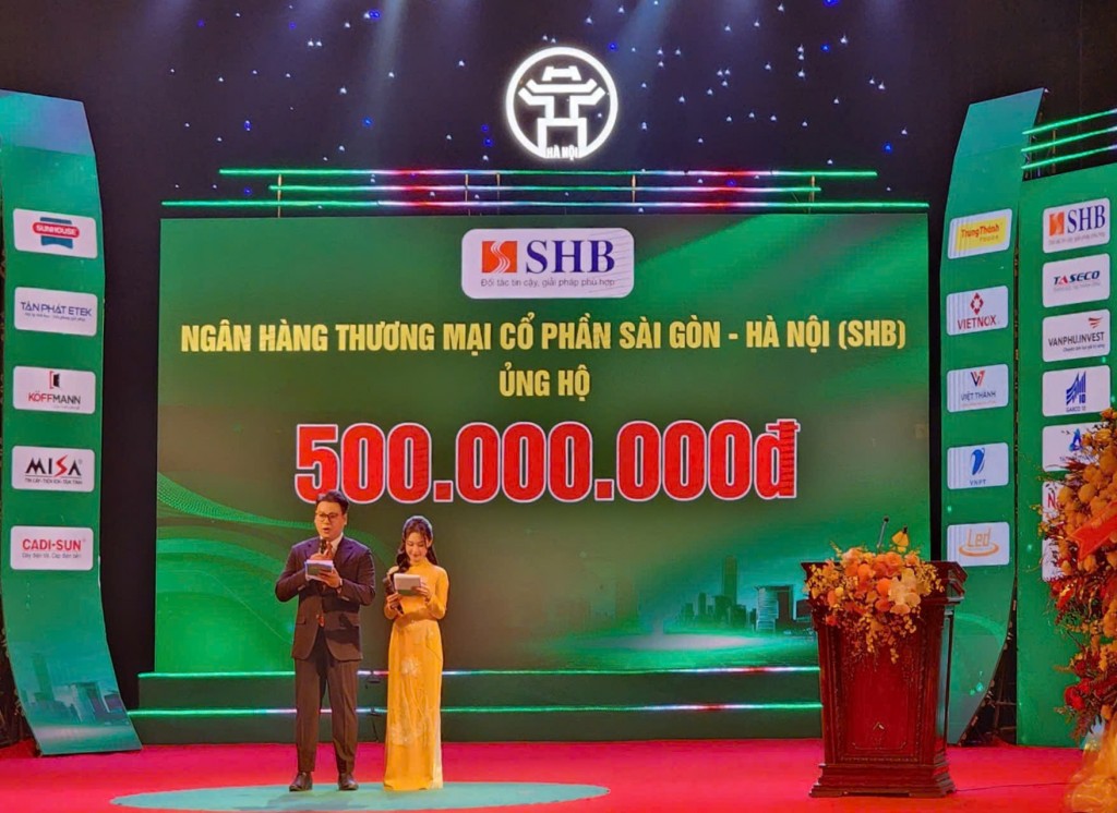 SHB ủng hộ 500 triệu đồng, đồng hành cùng Hanoisme trong các hoạt động ASXH năm 2025