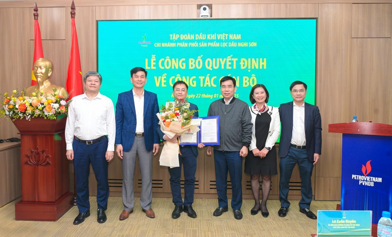 Ông Nguyễn Dương Quang được bổ nhiệm giữ chức vụ Phó Giám đốc PVNDB