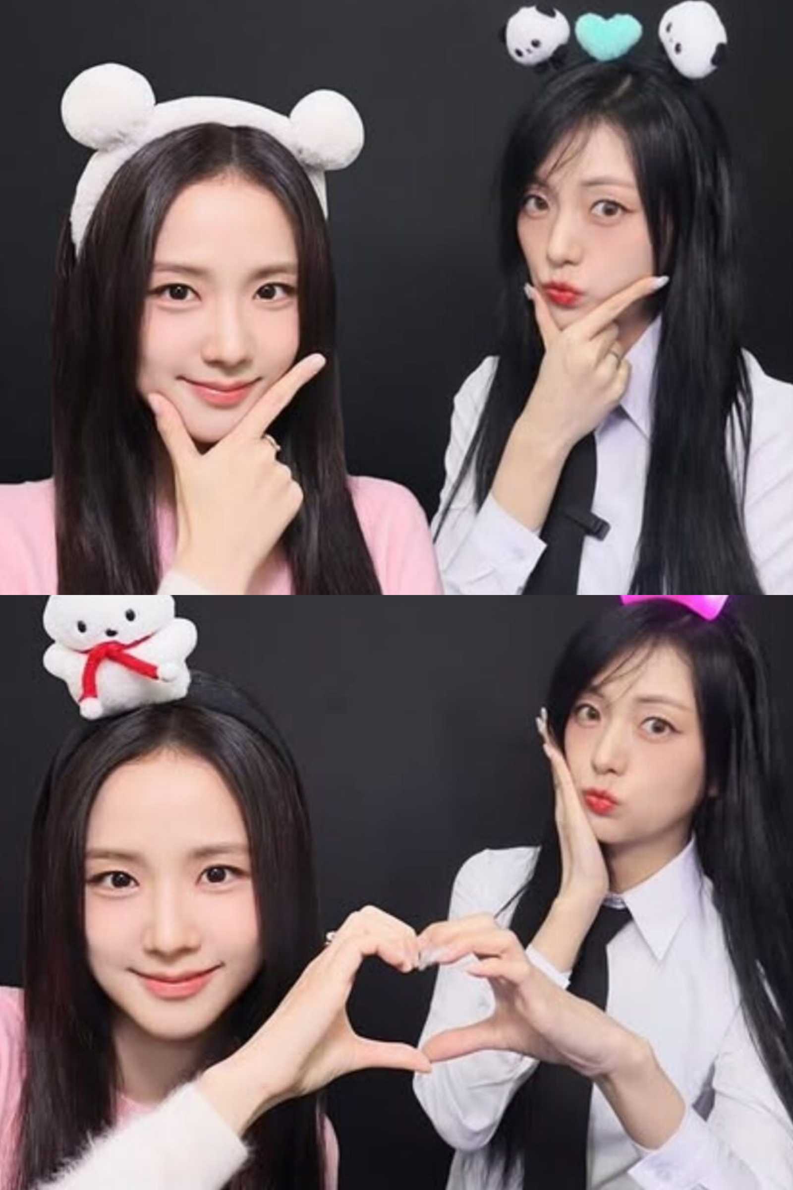 Loạt ảnh Jiyoon chụp cạnh hình ảnh của em gái gây chú ý. Ảnh: Instagram