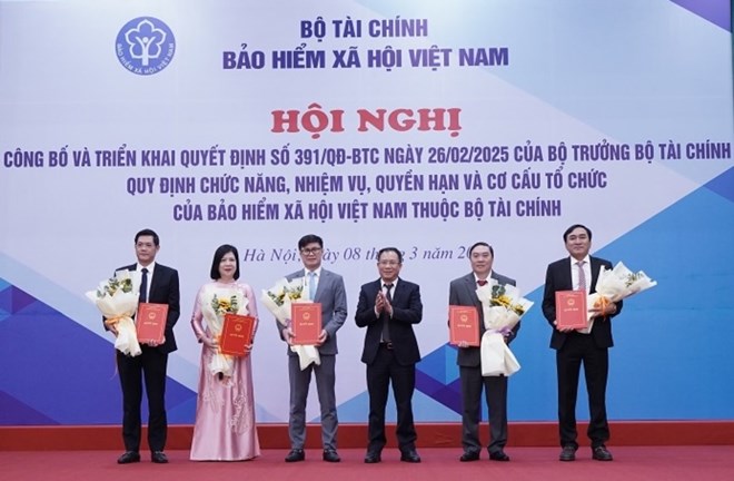 Công bố quyết định bổ nhiệm tân Giám đốc BHXH TP Hà Nội