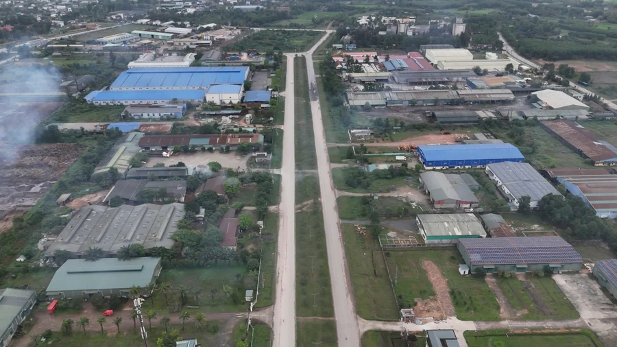 Khu công nghiệp Nam Đông Hà chưa được đầu tư hệ thống xử lý nước thải tập trung.
