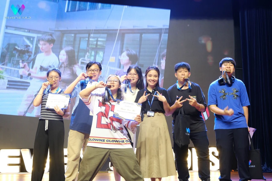 Học sinh hào hứng tham gia Summer Media Camp 2024.