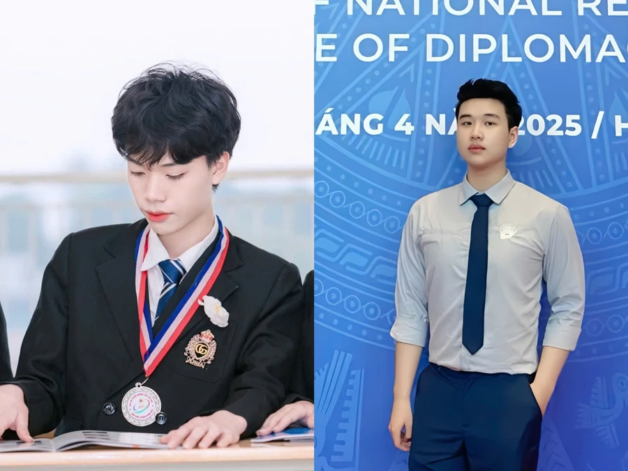 Nguyễn Minh Hiếu (trái) và Nguyễn Minh Hiếu.