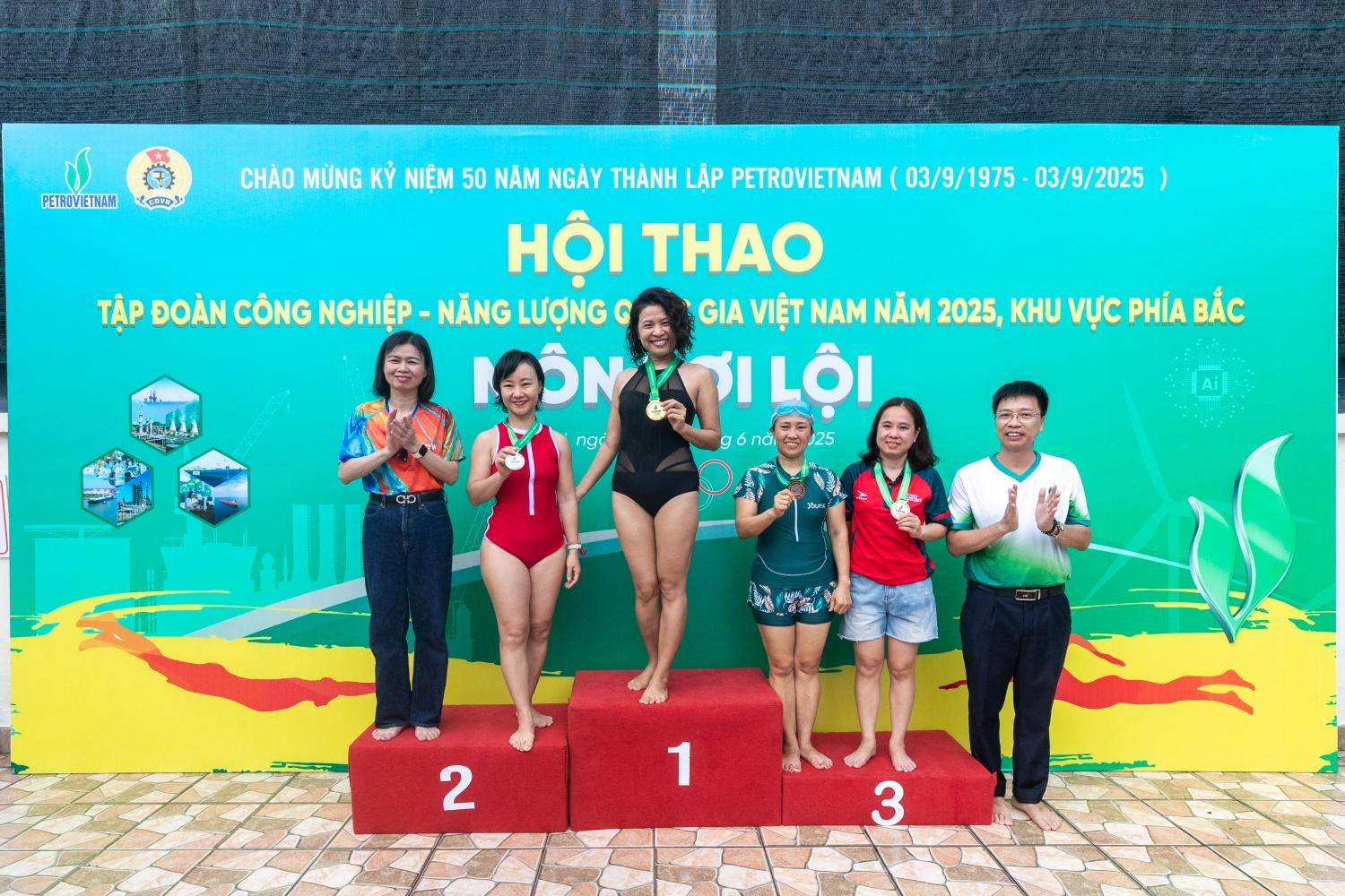 Đoàn thể thao PV Power đạt nhiều giải cao tại Hội thao Petrovietnam khu vực phía Bắc 2025