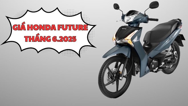Giá xe Honda Future tháng 6.2025 rẻ bất ngờ, thiết kế đẹp