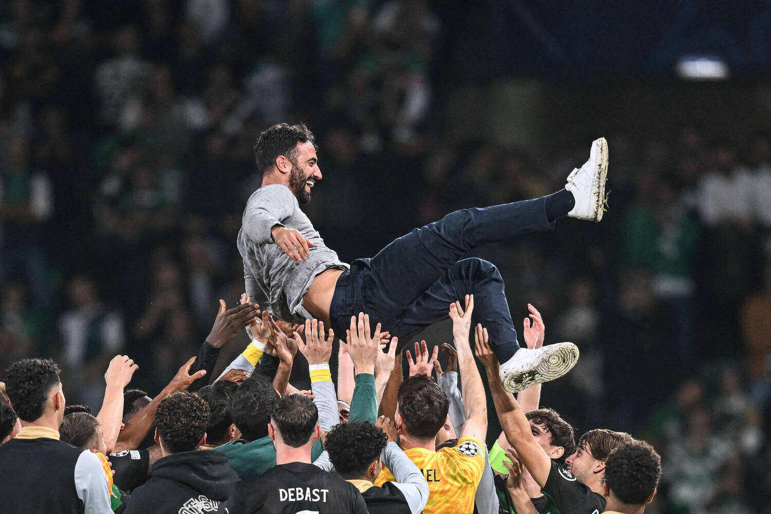 Triết lý mang lại thành công cho Amorim ở Sporting chưa được áp dụng tốt khi ông dẫn dắt Man United. Ảnh: AFP