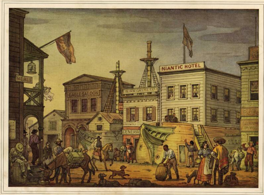 San Francisco trong cơn sốt vàng (1850).