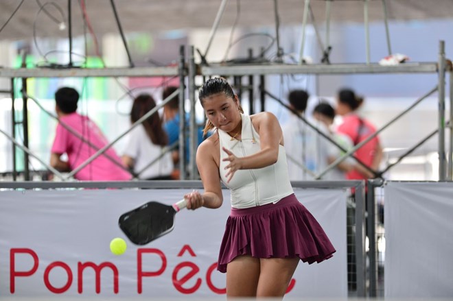 TPHCM là địa phương có phong trào pickleball rất mạnh, với việc tổ chức nhiều giải đấu tầm cỡ thời gian qua. Ảnh: Võ Hải