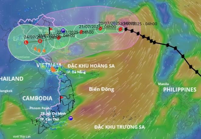 Bão số 3 Wipha sắp vào thời điểm mạnh nhất, hướng vào vùng biển Quảng Ninh - Ninh Bình