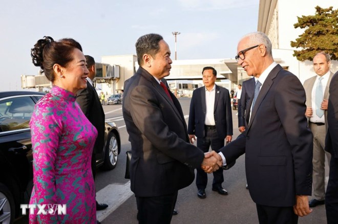 Chủ tịch Quốc hội Trần Thanh Mẫn và Phu nhân bắt đầu thăm chính thức Morocco