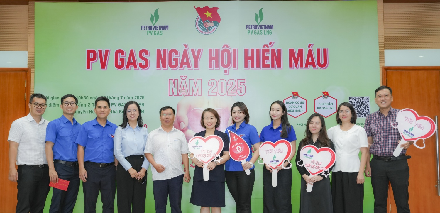 Người lao động và đoàn viên thanh niên PV GAS đồng lòng hưởng ứng Ngày hội hiến máu 2025 – cùng lan tỏa tinh thần sẻ chia và trách nhiệm cộng đồng