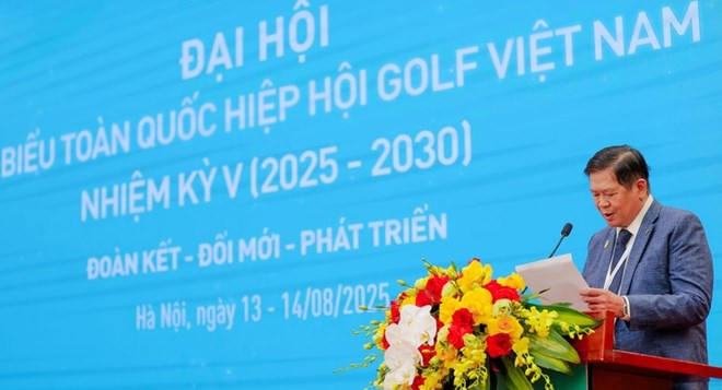 Ông Lê Kiên Thành tiếp tục là Chủ tịch Hiệp hội golf Việt Nam nhiệm kỳ 5