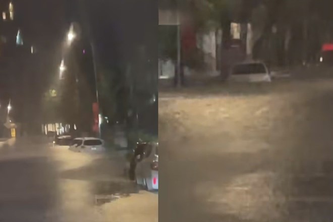 Khu vực Vũng Tàu mưa to kéo dài, có nơi ngập trôi xe