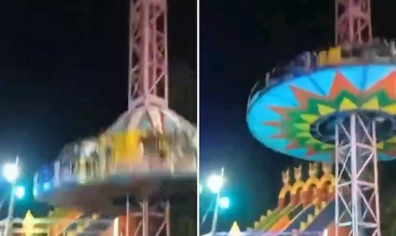 Thót tim cảnh trò chơi rơi 15,24 m xuống đất khiến 12 người bị thương nặng