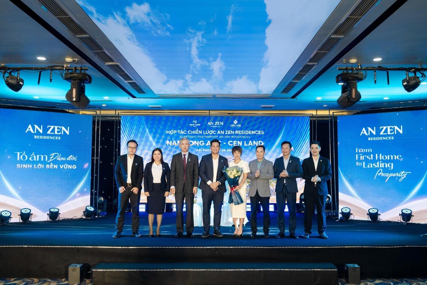 L&atilde;nh đạo Nam Long ADC v&agrave; Cen Land k&yacute; kết hợp t&aacute;c chiến lược, Cen Land ch&iacute;nh thức ph&acirc;n phối dự &aacute;n An Zen Residences.