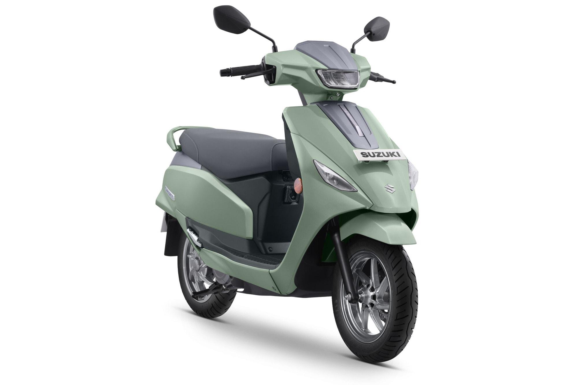 Suzuki e-Access là một trong những mẫu xe máy điện cỡ nhỏ có khả năng sạc nhanh nhất hiện nay - Ảnh: Suzuki