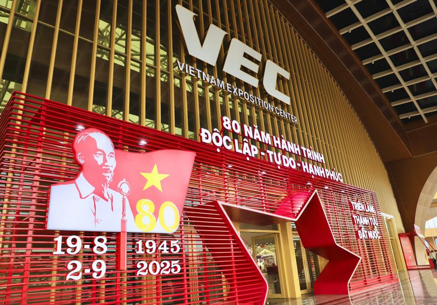 Địa điểm tổ chức Lễ khai mạc triển lãm sẽ diễn ra tại Phòng Grandballroom, Trung tâm Hội nghị VinPalace, thuộc Trung tâm Triển lãm Quốc gia. Ảnh: Bộ VH,TT&DL.