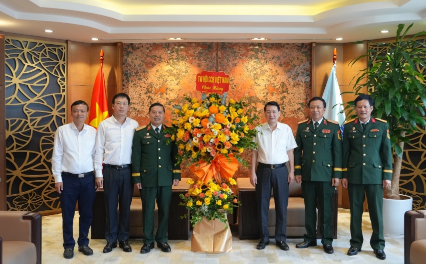 Đoàn công tác Trung ương Hội CCB Việt Nam chúc mừng Petrovietnam nhân kỷ niệm 50 năm thành lập Tập đoàn