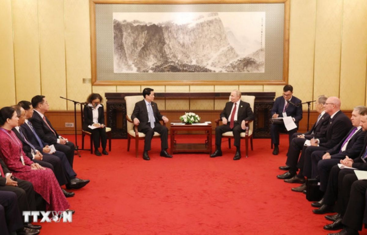 Quang cảnh cuộc hội kiến. Ảnh: TTXVN