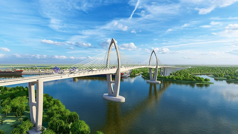 Phối cảnh Dự án cầu Phước An sau khi hoàn thành. Ảnh: Chủ đầu tư