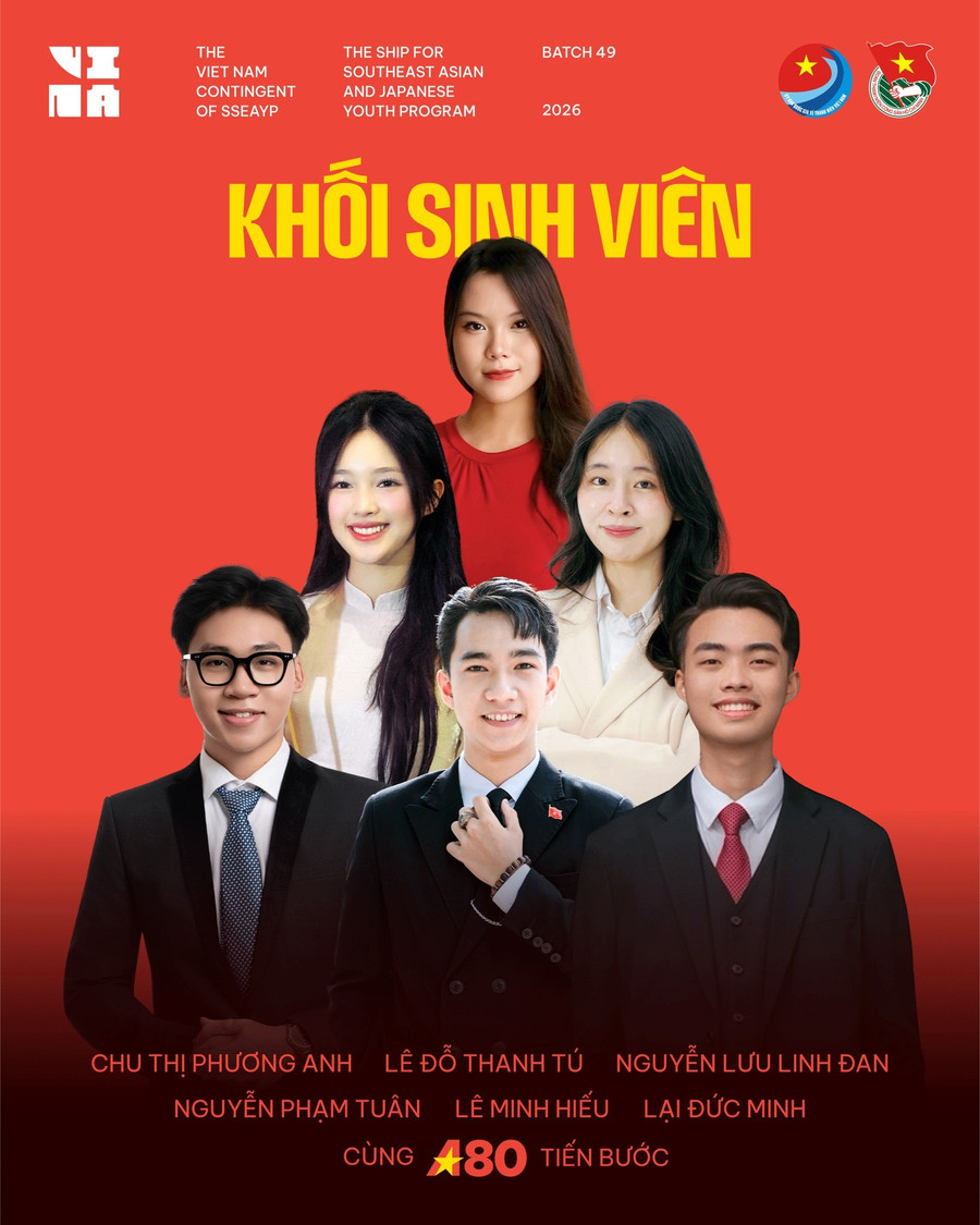 Thanh Tú là một trong những đại biểu khối sinh viên tại SSEAYP 2026. Ảnh: SSEAYP VIETNAM. 539436035-122207256500114412-6831757434204278276-n.jpg