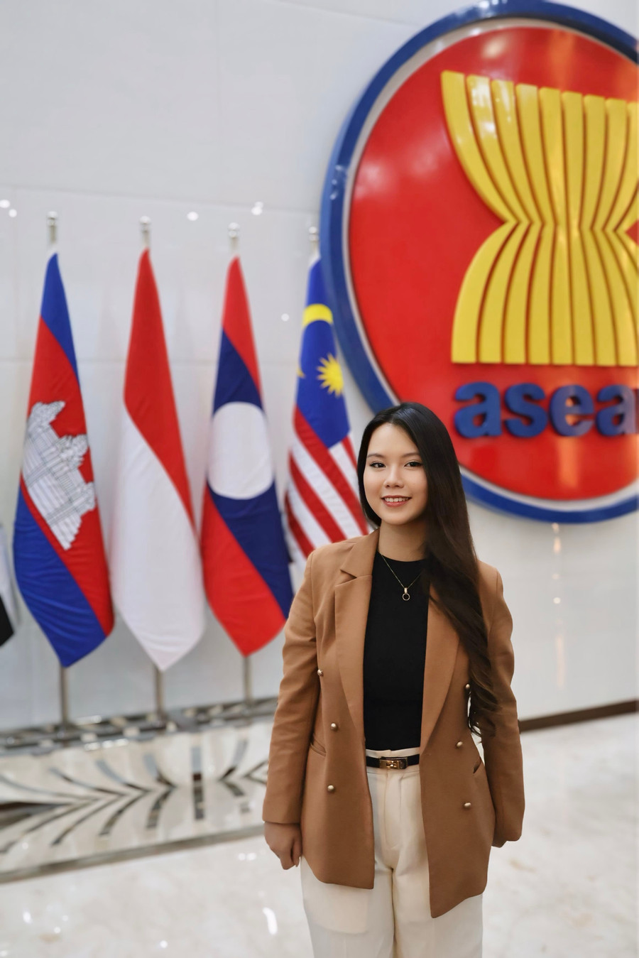 Thanh Tú là đại diện Việt Nam tham gia Mạng lưới Lãnh đạo Môi trường Thanh niên ASEAN - Nhật Bản (AJYELN) 2025. Ảnh: NVCC. img-3952.jpg