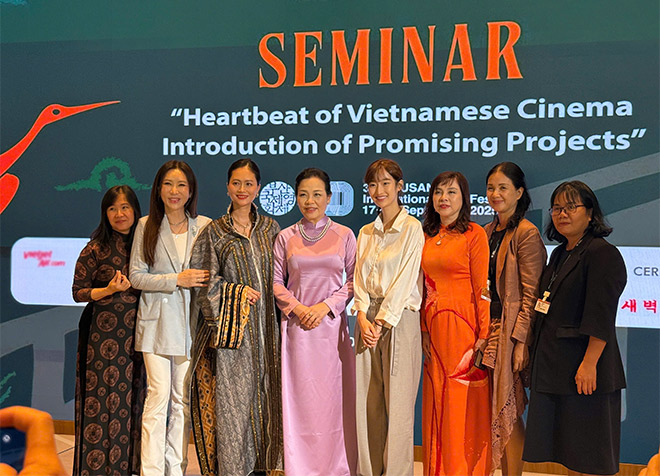 Hội thảo Nhịp đập Điện ảnh Việt Nam - Giới thiệu những dự án triển vọng. Ảnh: VFDA