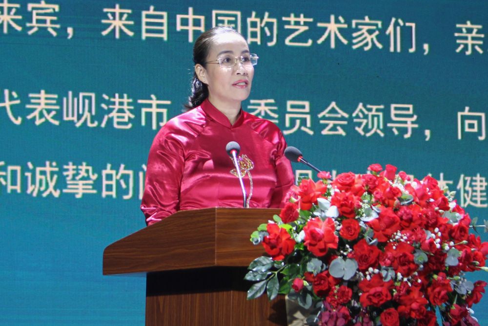 Bà Nguyễn Thị Anh Thi - Phó Chủ tịch UBND TP Đà Nẵng phát biểu tại chương trình. Ảnh: Thanh Huyền