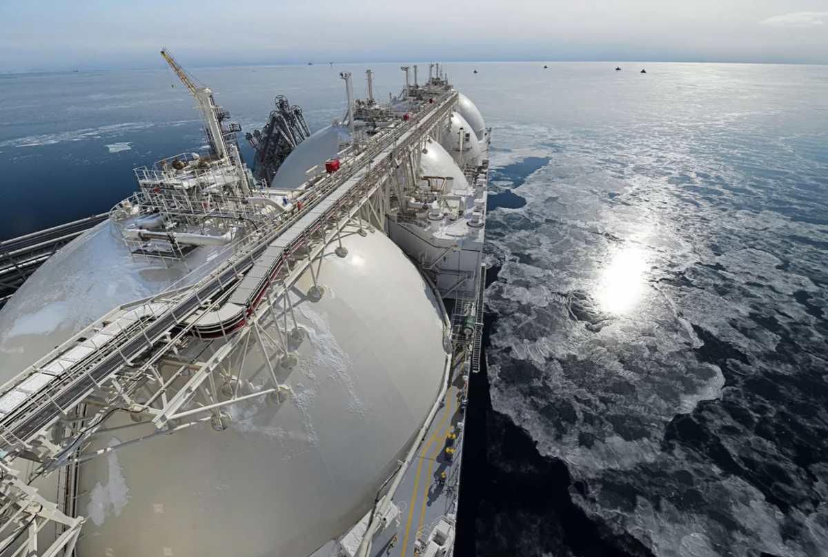 Tàu chở LNG Nga. Ảnh: Sputnik