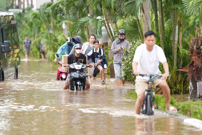 Hà Nội còn 7 điểm úng ngập
