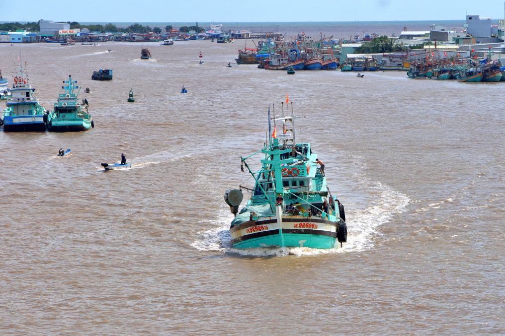 Cửa biển Sông Đốc (tỉnh Cà Mau). Ảnh: Nhật Hồ