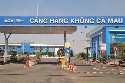 Cảng hàng không Cà Mau hiện tại sẽ được nâng cấp, mở rộng. Ảnh: Nhật Hồ