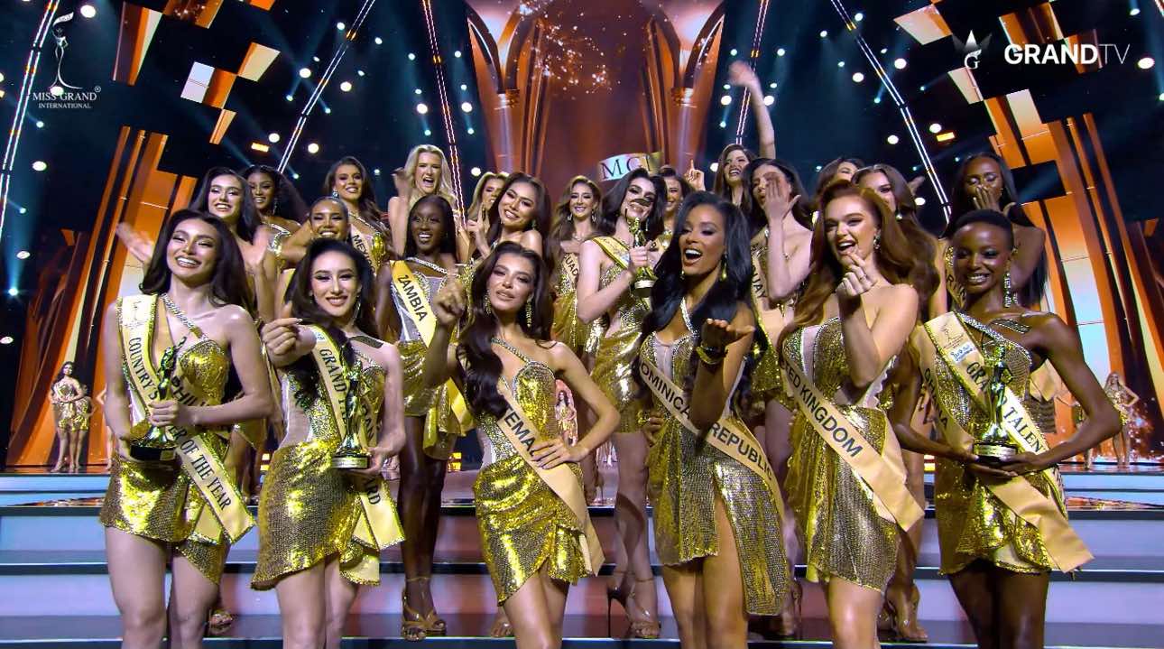 Nhan sắc của 22 thí sinh tiến vào phần thi Áo tắm tại Chung kết Miss Grand International 2025. Ảnh” MGI