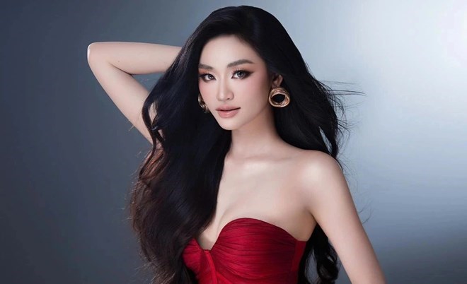 Hoa hậu Yến Nhi đại diện Việt Nam tham dự Miss Grand International. Ảnh: Sen Vàng
