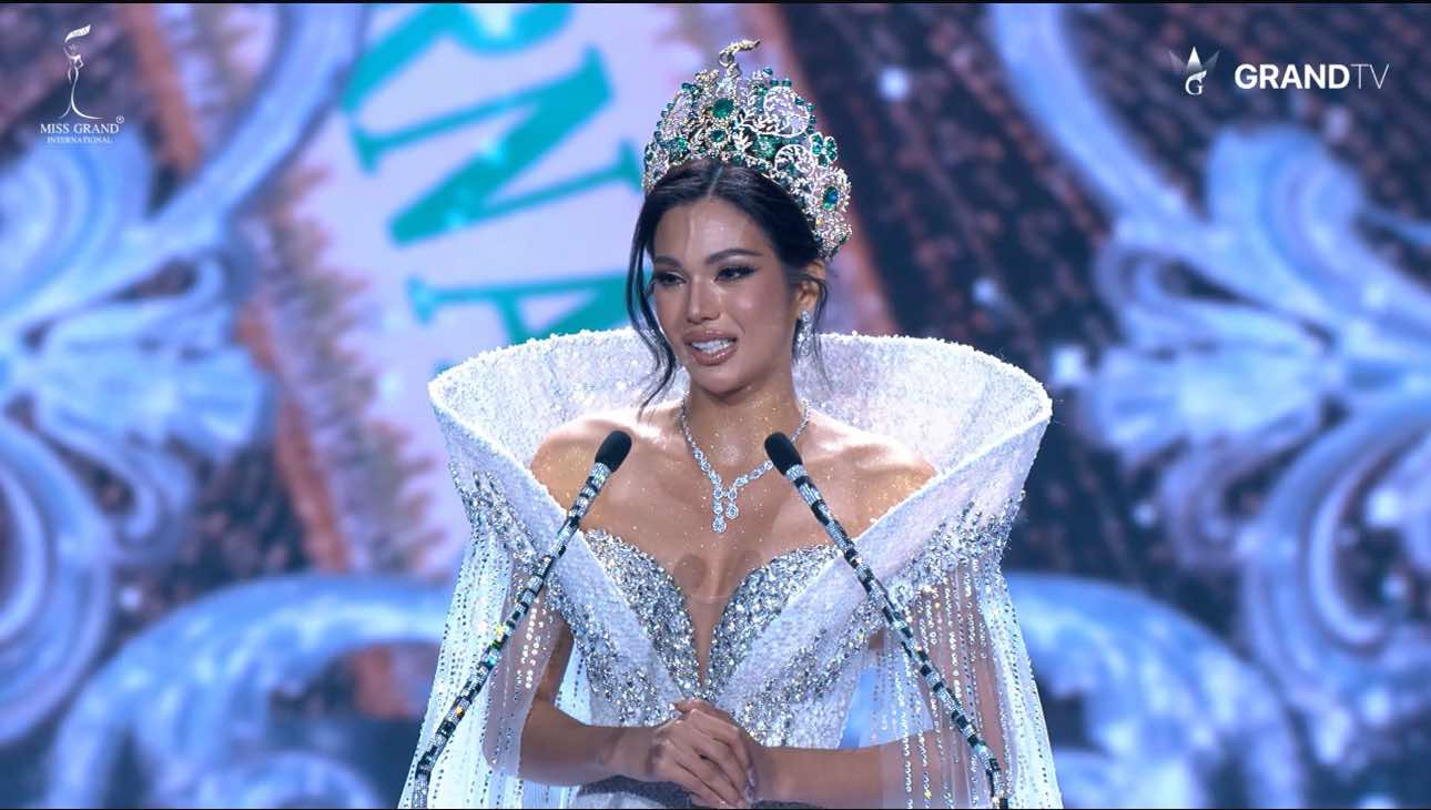 Đương kim Hoa hậu xúc động chia sẻ kết thúc nhiệm kỳ. Ảnh: MGI