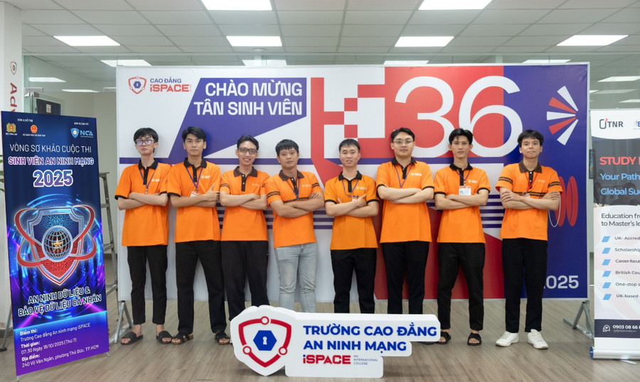 8 sinh viên iSPACE tham dự Vòng sơ khảo Cuộc thi Sinh viên An ninh mạng 2025.