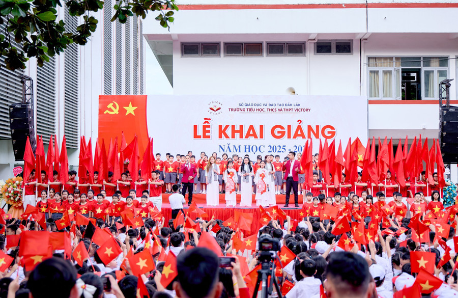 Lễ khai giảng năm học 2025-2026 của Trường Victory.