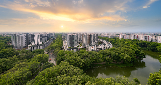 Nhiều dự án phía Đông TP. Hồ Chí Minh đang thu hút nhà đầu tư. Ảnh: DN cung cấp