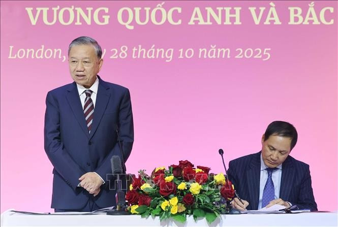 Tổng Bí thư Tô Lâm phát biểu. Ảnh: Thống Nhất/TTXVN